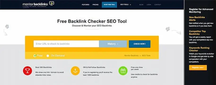 monitor 1 Explain what backlinks are and how to get them
