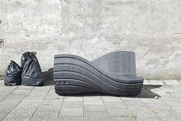 Print Your City! A Chair Made from Plastic Waste