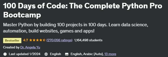 100 Days of Code 2024