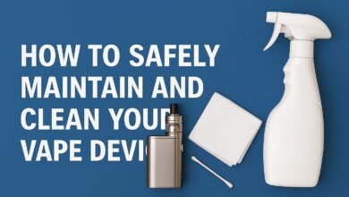 How to maintain a VAPE and clean it safely » VAPE maintenance tips How to maintain a VAPE and clean it safely