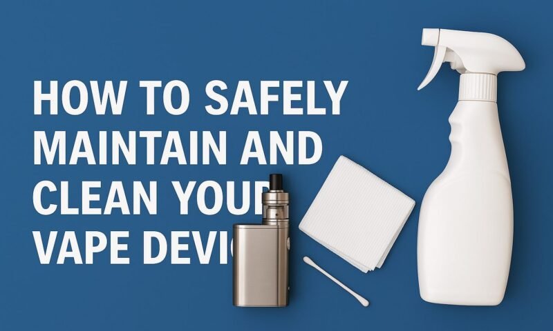 How to maintain a VAPE and clean it safely » Content Creation How to maintain a VAPE and clean it safely