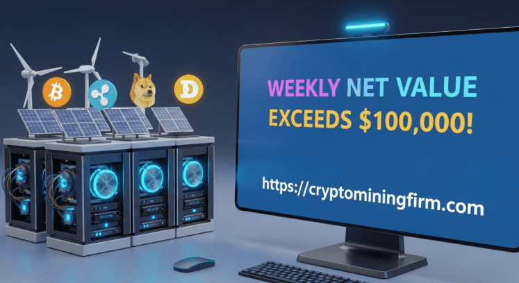 The weekly net value exceeds $ 100,000! Cryptomingfirm Cloud Mining Contr ...