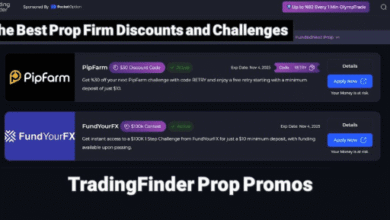 عروض TradingFinder Props الترويجية: أفضل الخصومات والتحديات التي تقدمها شركات Props